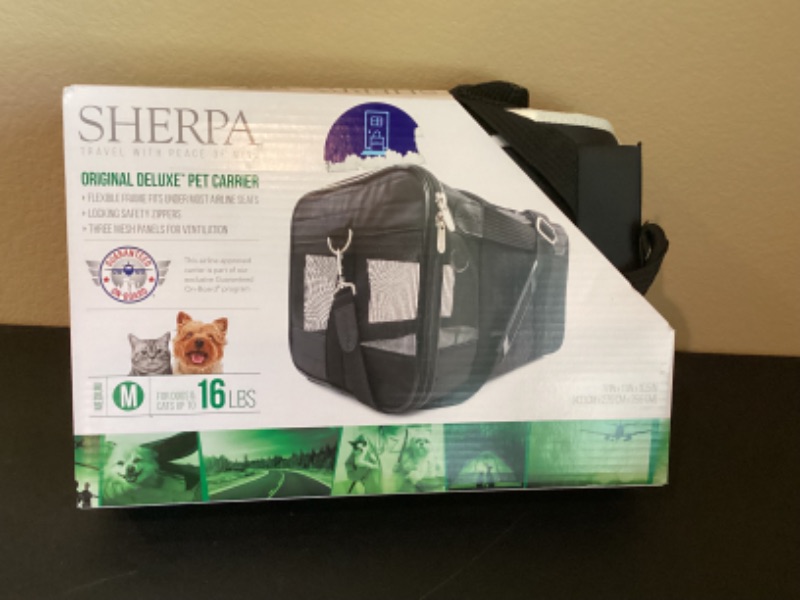 Photo 1 of SHERPA ORIGINAL DELUXE PET CARRIER - MEDIUM UP TO 16 LBS