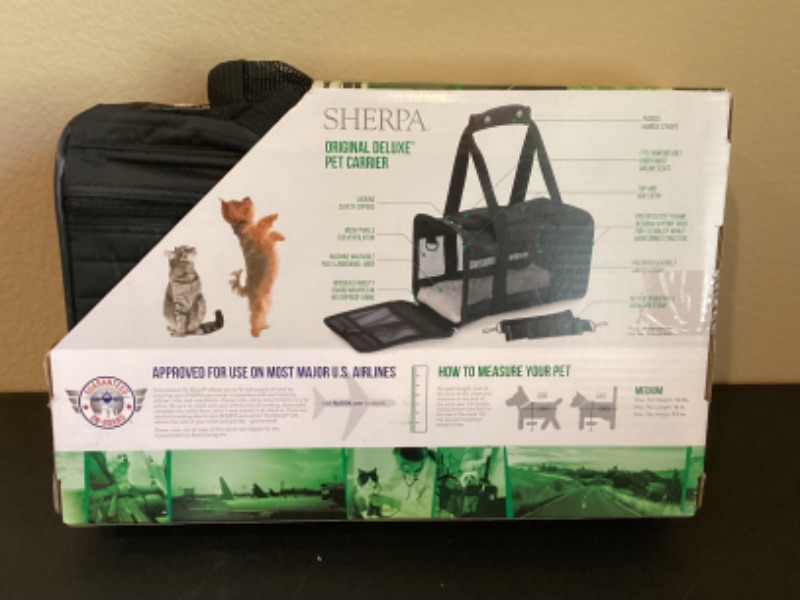 Photo 2 of SHERPA ORIGINAL DELUXE PET CARRIER - MEDIUM UP TO 16 LBS