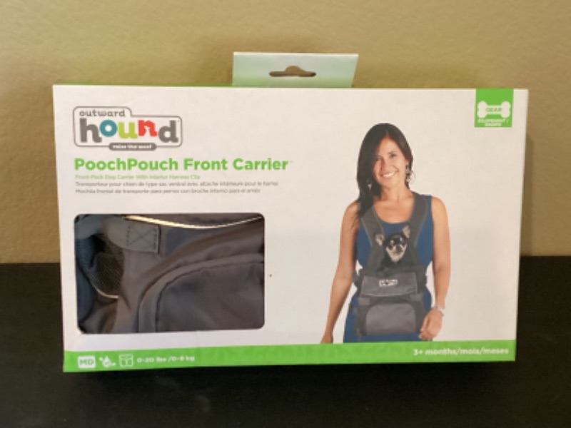 Photo 2 of POOCH POUCH FRONT CARRIER - UP TO 20 LBS, COOL BED III, DOG SWEATER & MORE