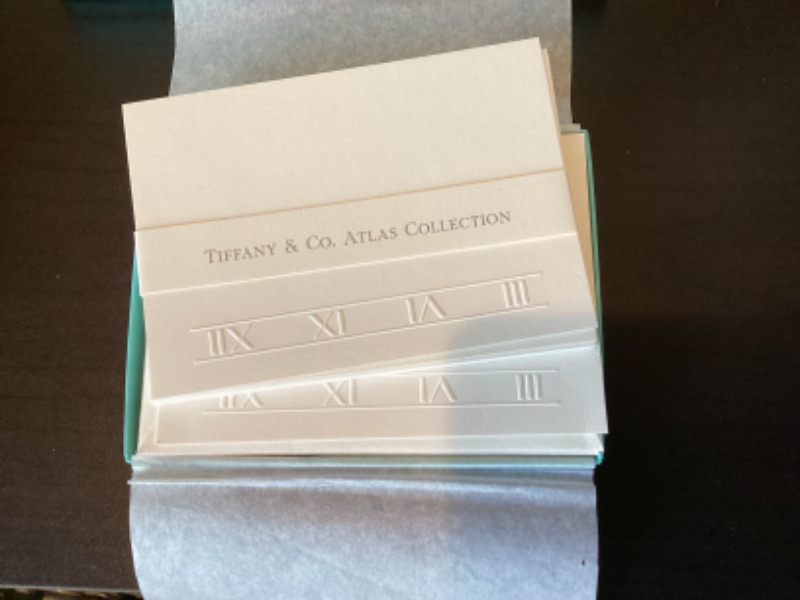 Photo 3 of TIFFANY & CO NOTECARDS & CHRISTMAS CARDS