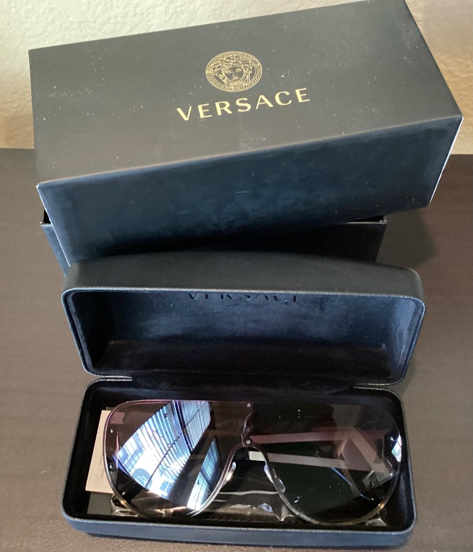 Photo 1 of VERSACE SUNGLASSES IN CASE & BOX