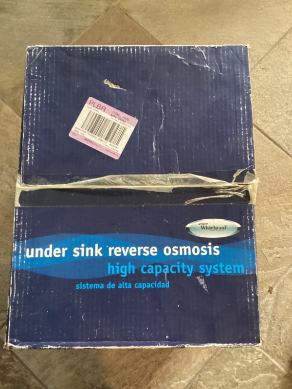 Photo 2 of WHIRLPOOL UNDER SINK REVERSE OSMOSIS - HIGH CAPACITY NIB