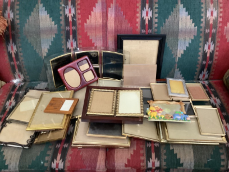 Photo 1 of PICTURE FRAMES - VARIOUS SIZES & FINISHES
LARGE LOT