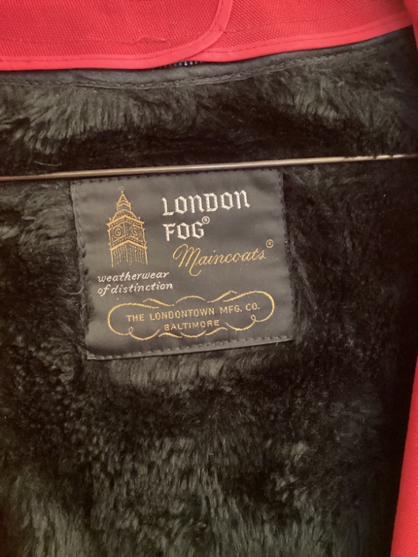 Photo 4 of LONDON FOG “ CARIBE CLOTH” MAINCOAT WOVEN EXCLUSIVELY-FOR LONDON FOG WITH REMOVABLE LINING SIZE 14