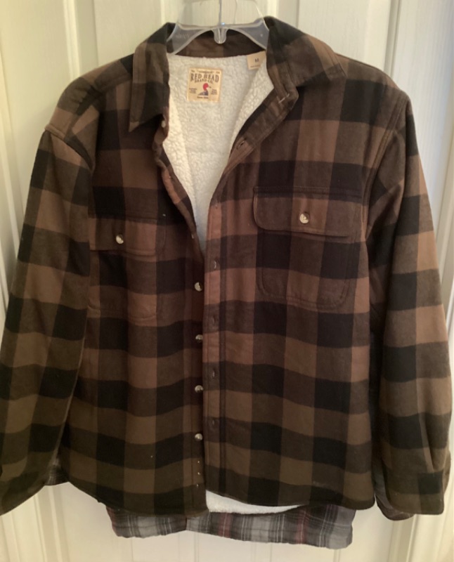 Photo 2 of FLEECE LINED SHIRT JACKETS - RED HEAD & ST JOHNS BAY SIZE M
GOOD CONDITION
