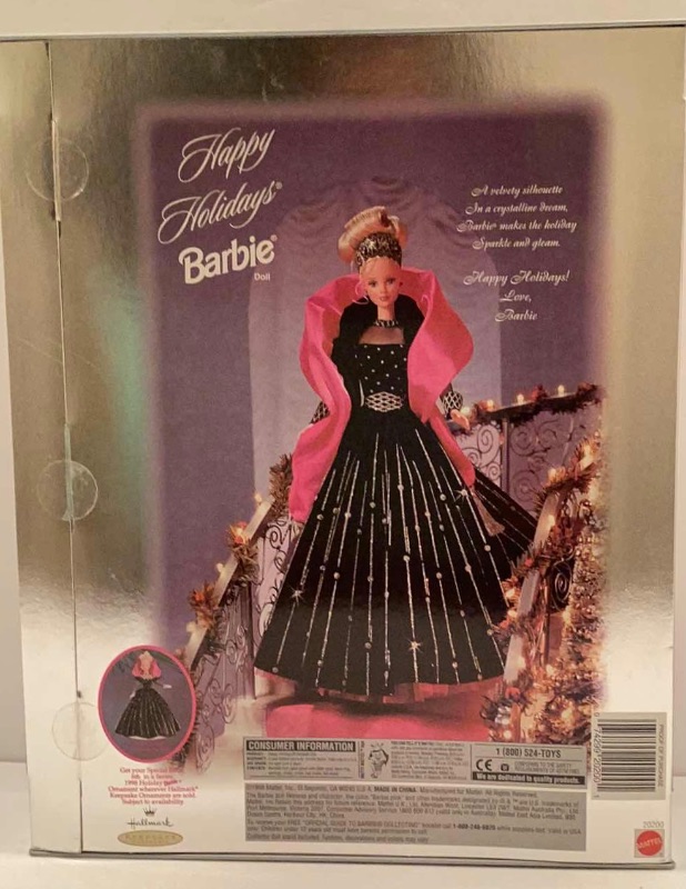 Photo 2 of HAPPY HOLIDAYS 1998 BARBIE NIB