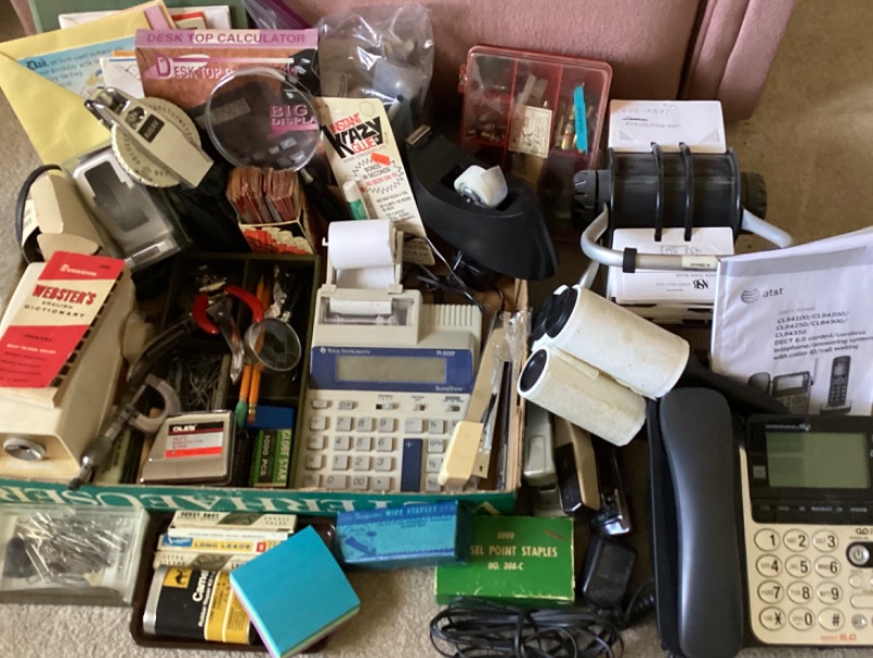 Photo 1 of OFFICE SUPPLIES LARGE LOT