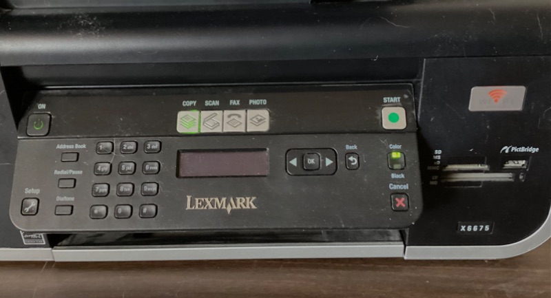 Photo 2 of LEXMARK PRINTER W/ INK