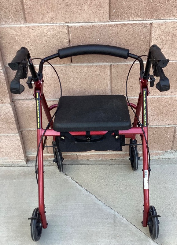 Photo 2 of MCKESSON FOLDING WALKER W/ SEAT