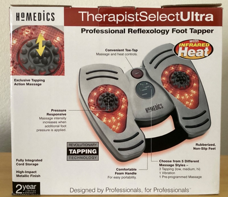 Photo 2 of HOMEDICS THERAPIST SELECT ULTRA REFLEXOLOGY FOOT TAPPER