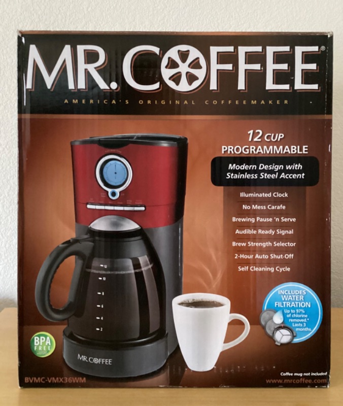 Photo 1 of MR. COFFEE 12 CUP PROGRAMMABLE COFFEE POT