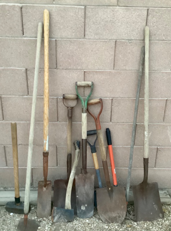 Photo 1 of COLLECTION OF SHOVELS