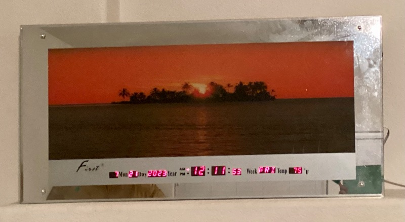 Photo 1 of SUNSET CLOCK