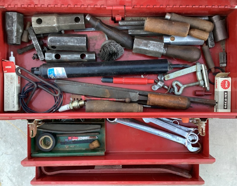 Photo 2 of ALL AMERICAN TOOL BOX W/ TOOLS