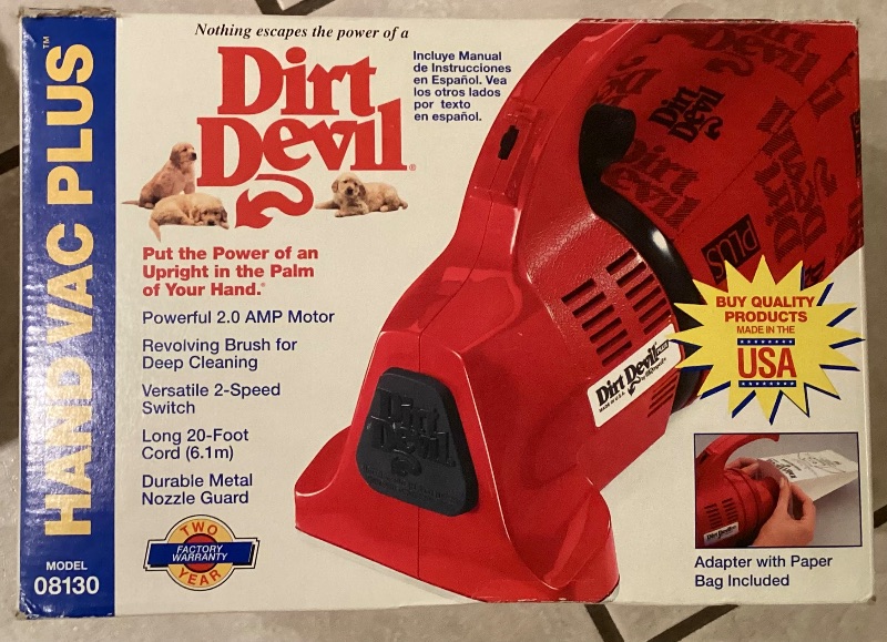 Photo 2 of DIRT DEVIL AND GRIOTS PORTABLE VACUUMS