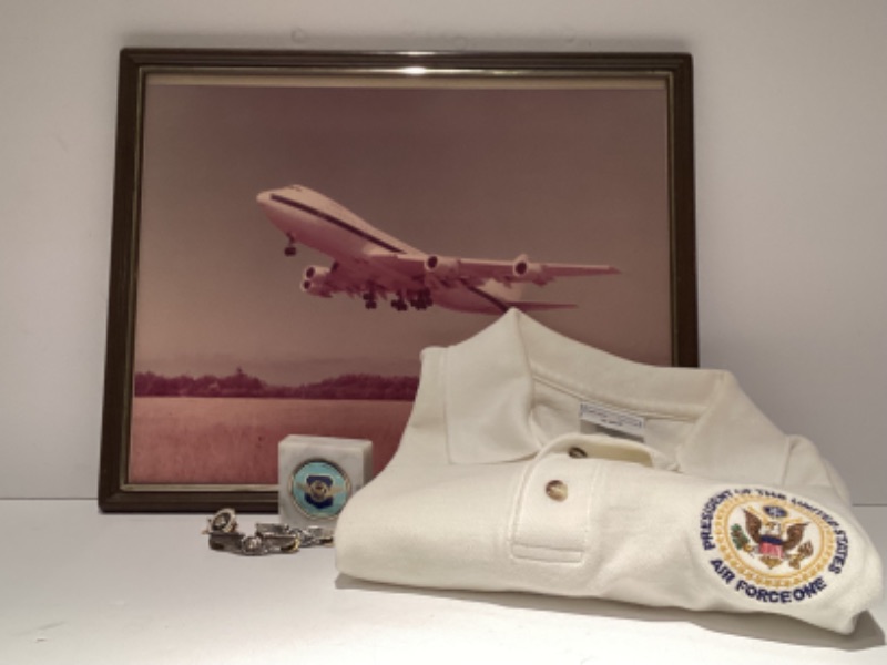 Photo 1 of OFFICIAL AIR FORCE ONE MEMORABILIA