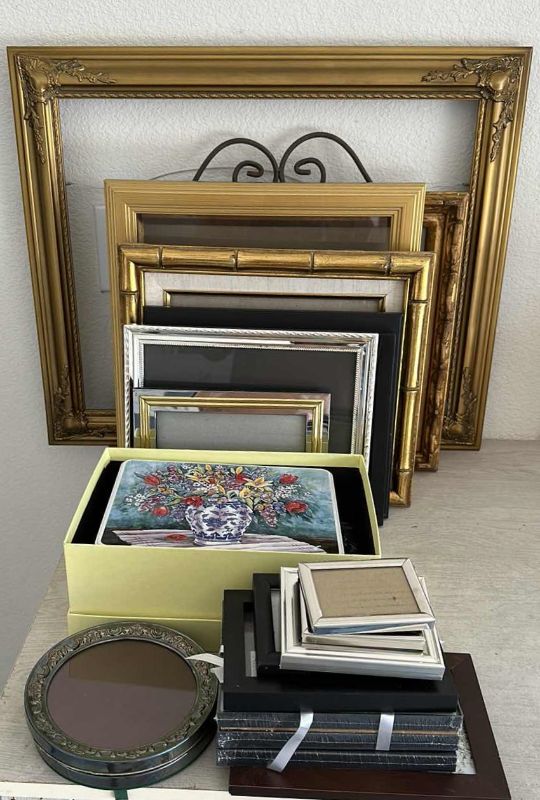 Photo 1 of PICTURE FRAMES-VARIOUS SIZES & SHAPES