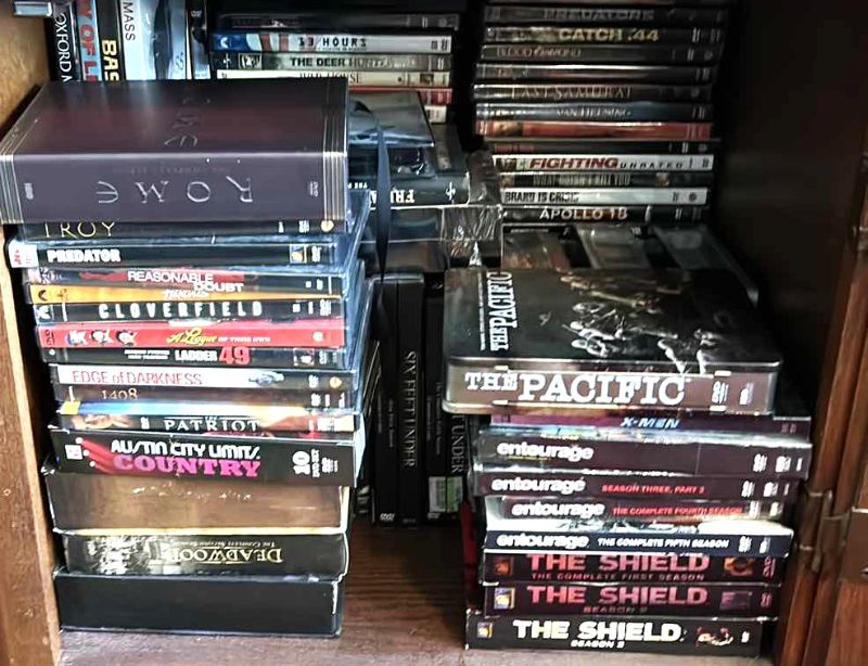 Photo 1 of DVD AND VHS MOVIE ASSORTMENT