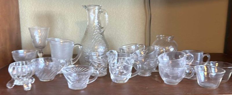 Photo 1 of CRYSTAL AND GLASS ASSORTMENT