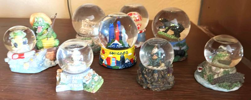 Photo 1 of ASSORTMENT OF SMALL SNOW GLOBES