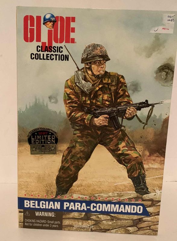 Photo 1 of G.I. JOE CLASSIC COLLECTION 1997 LIMITED EDITION BELGIAN PARA-COMMANDO