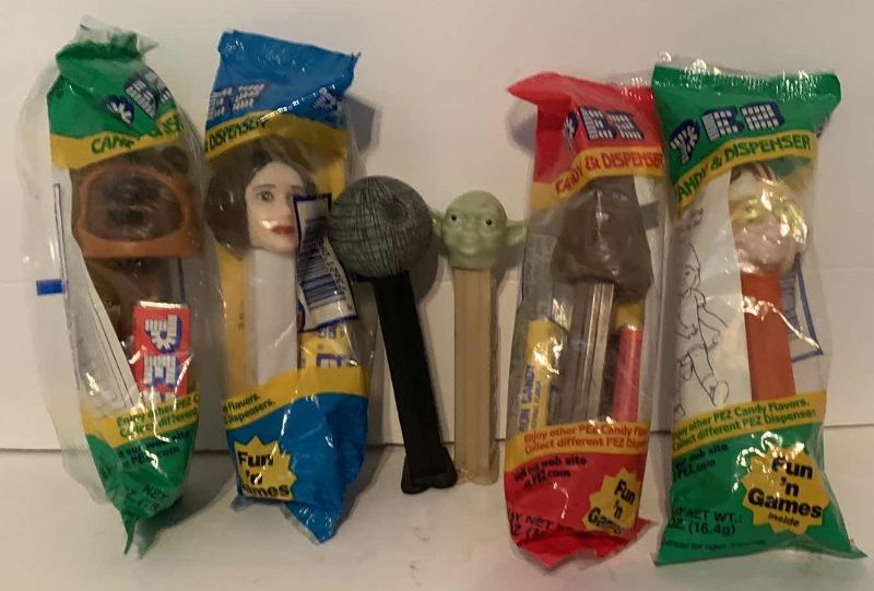 Photo 1 of PEZ STAR WARS DISPENSERS