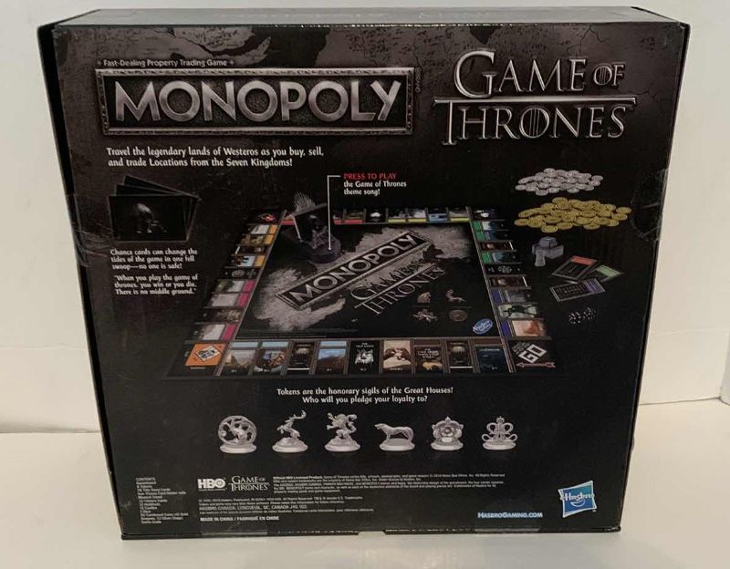 Photo 2 of MONOPOLY GAME OF THRONES EDITION