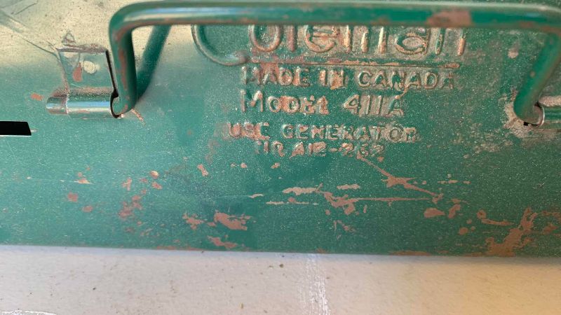 Photo 3 of COLEMAN CAMPING STOVE MODEL 411A