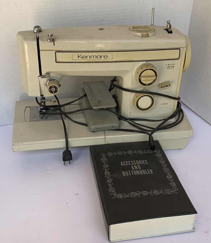 Photo 1 of KEMORE SEWING MACHINE WITH ACCESSORIES