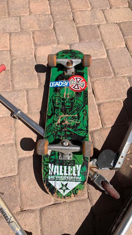 Photo 1 of PAIR OF SCOOTERS AND A VANS SKATEBOARD
