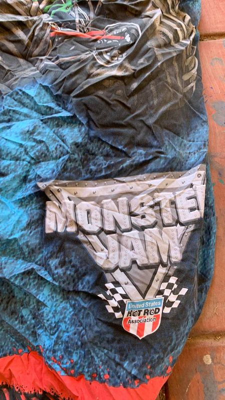 Photo 2 of MONSTER JAM TWIN COMFORTER AND PILLOW