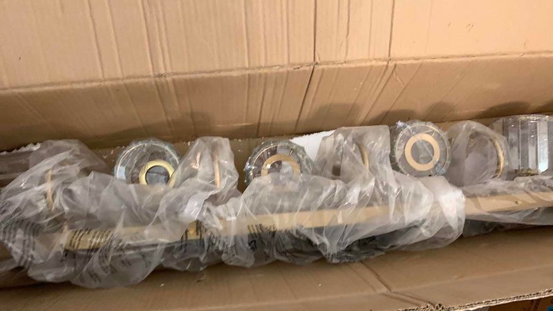 Photo 1 of RALBAY GOLD BATHROOM 5 LIGHT FIXTURE