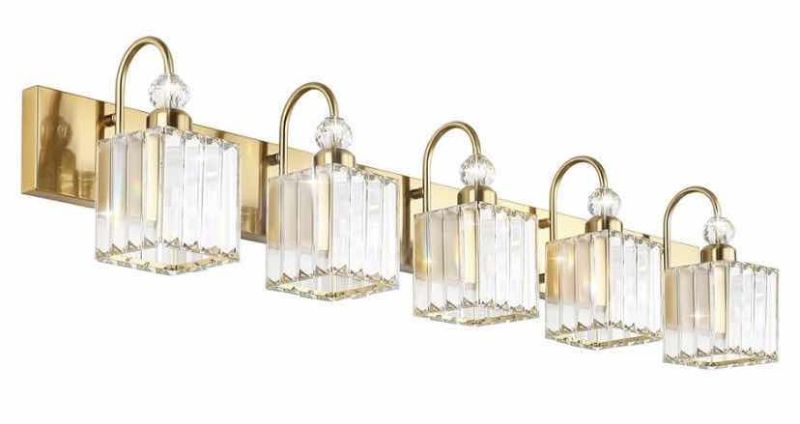 Photo 1 of RALBAY GOLD BATHROOM 5 LIGHT FIXTURE