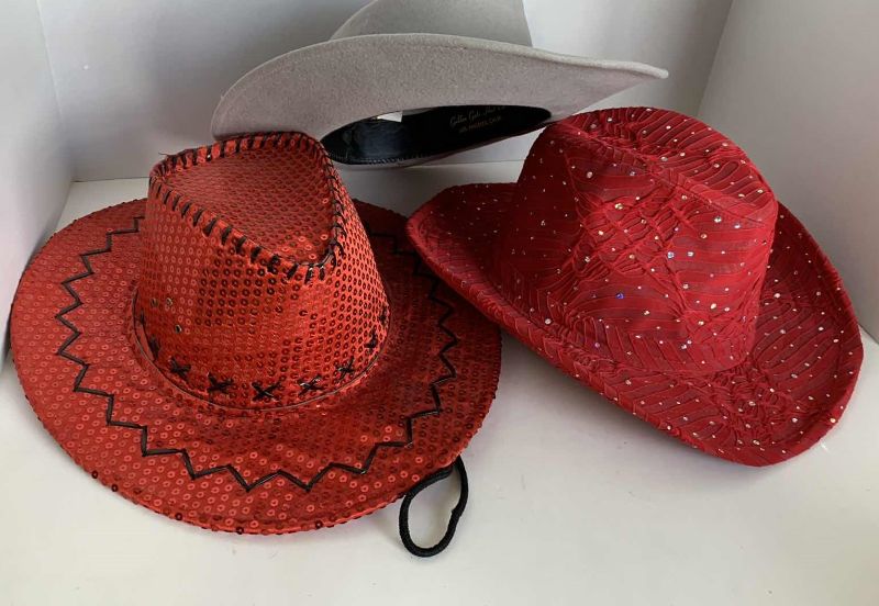 Photo 1 of 3-MENS WESTERN THEMED HATS ROY RODGERS