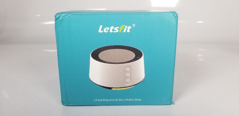 Photo 1 of SLEEP SOUND MACHINE WITH 14 NATURAL SOUNDS, CUSTOMIZABLE TRIMER COLOR WHITE NEW