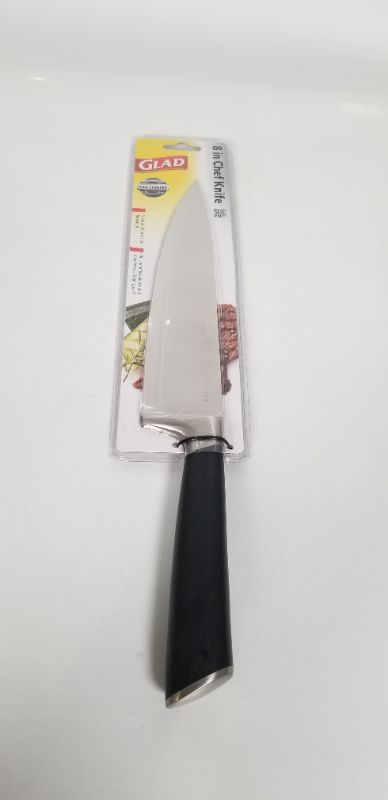 Photo 1 of 8 INCH CHEF KNIFE STAIN AND CORROSION RESISTANT, BOLSTEER ADDS BALANCE AND DOUBLES AS A FINGER GUARD NEW  