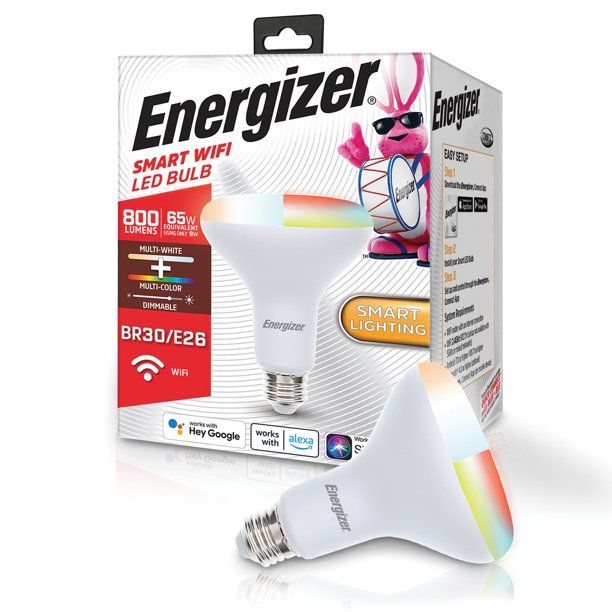 Photo 1 of ENERGIZER SMART WIFI LED BULB MULTI-WHITE AND MULTI-COLOR NEW