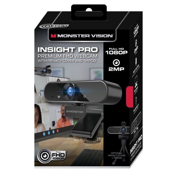 Photo 1 of INSIGHT HD WEBCAM WITH PRIVACY COVER AND TRIPOD NEW 