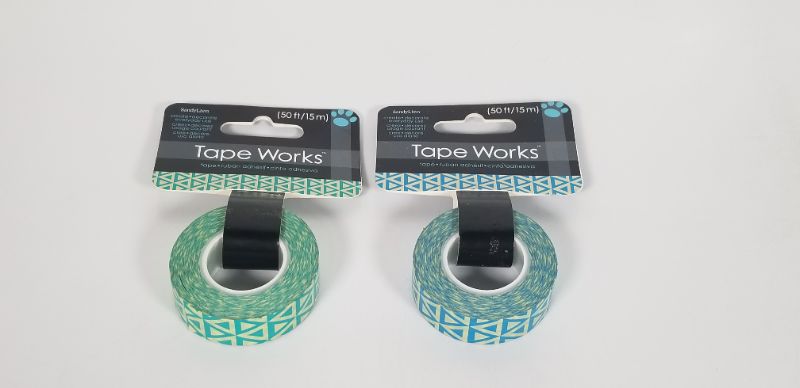 Photo 1 of 50FT TAPE WORKS -TEAL NEW