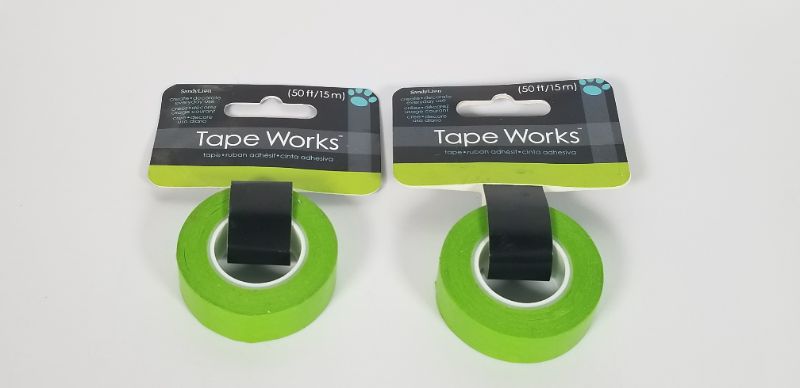 Photo 1 of 50FT TAPE WORKS -GREEN NEW