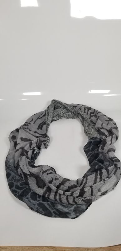 Photo 2 of BLACK AND GRAY SCARF NEW 