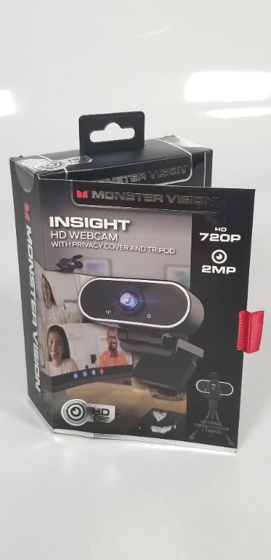 Photo 1 of INSIGHT HD WEBCAM WITH PRIVACY COVER AND TRIPOD NEW 