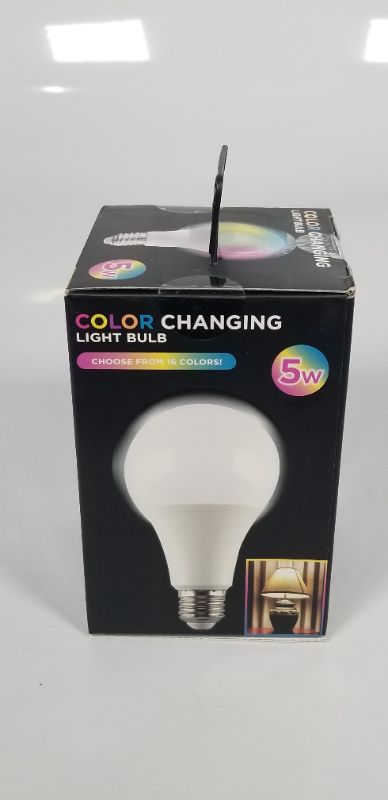 Photo 3 of COLOR CHANGING LIGHT BULB 5W 16 COLORS WITH REMOTE NEW