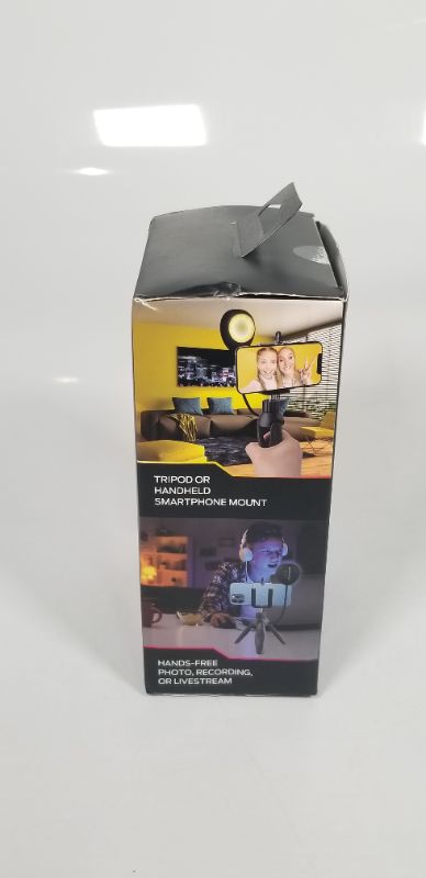 Photo 2 of MULTI-COLOR+WHITE LED SELFIE MOUNT 2 IN 1 HANDHELD AND TRIPOD NEW 