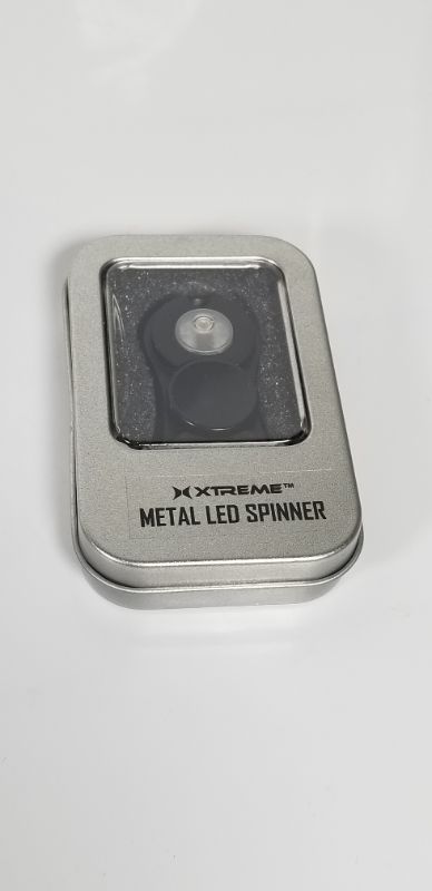 Photo 1 of BLACK METAL LED SPINNER NEW