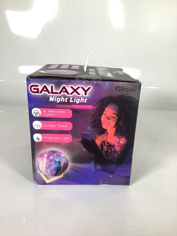 Photo 4 of Galaxy Moon Multi Color Night Light With Stand