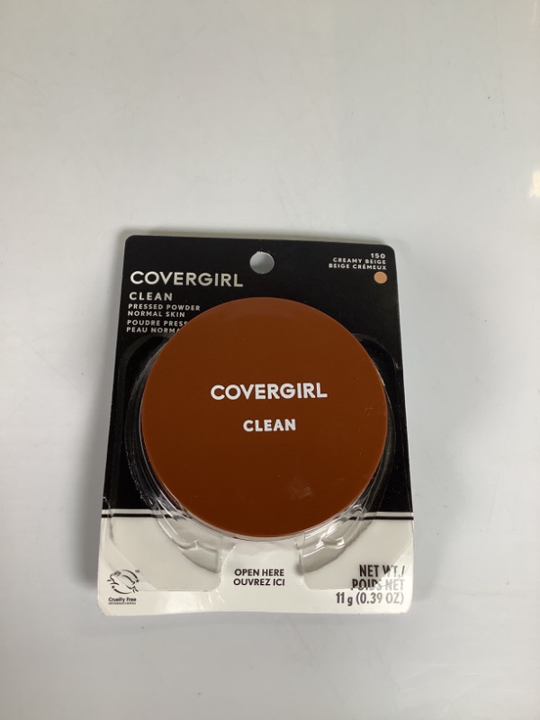 Photo 2 of Covergirl Clean Pressed Powder, Creamy Beige 150 CREAMY BEIGE 0.39 Ounce 