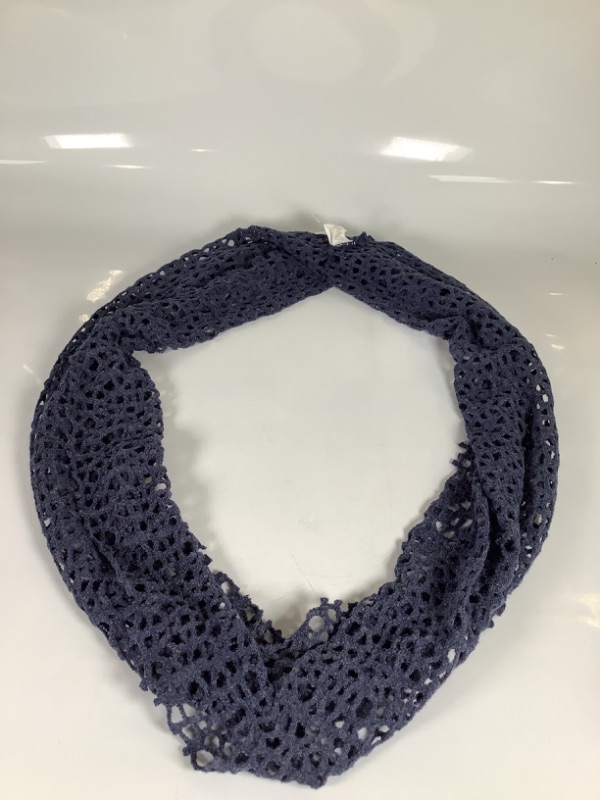 Photo 1 of DARK BLUE HOLE DONUT SCARF NEW