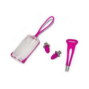 Photo 1 of Aqua Sphere Earplugs + Nose Clip Combo - pink/gray 