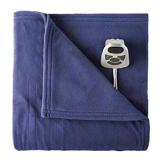 Photo 1 of BIDDEFORD MICROPLUSH HEATED BLANKET -BLUE KING